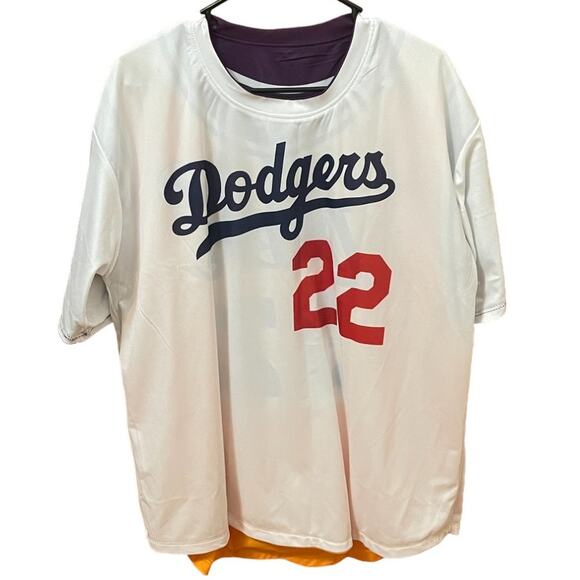NWT 2022 Dodgers Promo Kershaw Johnson Jersey - Picture 2 of 9